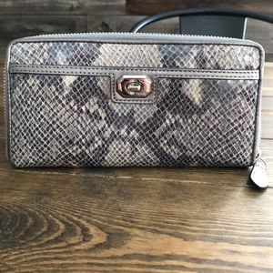 Snake skin Wallet - Coach